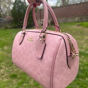 Powder Pink Coach Rowan (medium)